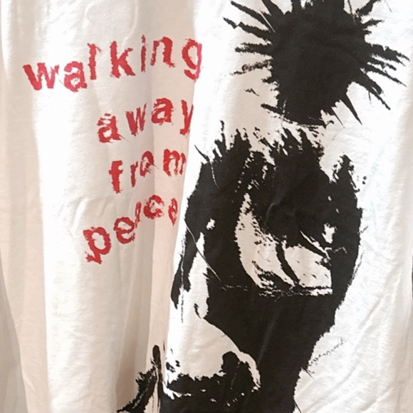 Works Of Madness Walking Away From Peace Long Sleeve Tee - Picture 5 of 12